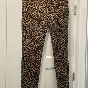 J CREW women’s jeans pants leopard